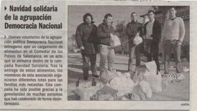 Democracia Nacional con la solidaridad