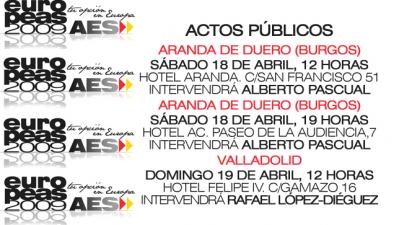 Actos publicos de Alternativa Española (AES)