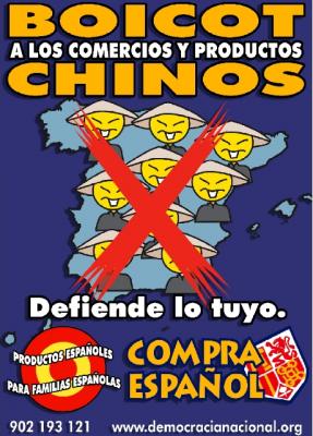 Nueva campaña semanal de denuncia: Boicot productos chinos.